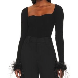 Fore Long sleeve with fur trim sleeve